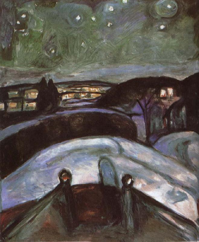 Edvard Munch Moonlight